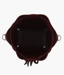 RTW Creation - Burgundy bucket bag