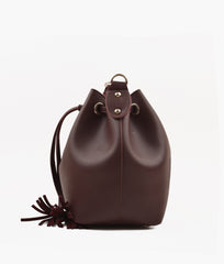 RTW Creation - Burgundy bucket bag