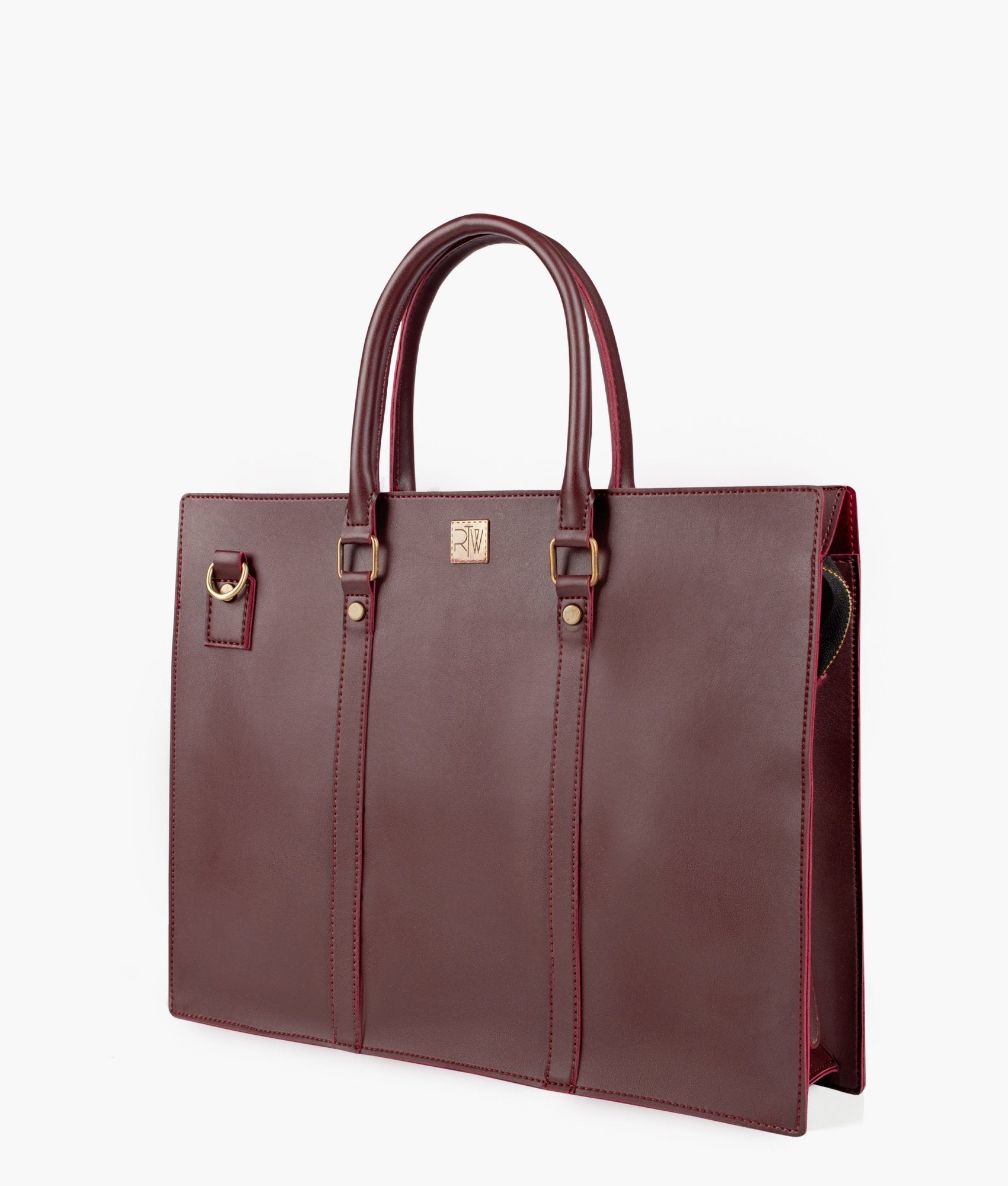 RTW Creation - Burgundy laptop bag
