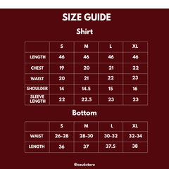 Zauk Stitched Co Ords Solids Set Suit-Burgundy