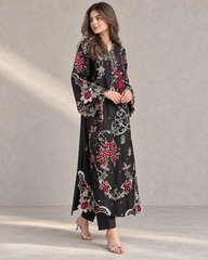 Dhaga Stitched 2 Piece Kaftan Suit-Sabine