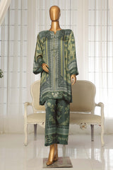 Sada Bahar Stitched 2 Piece Silk Printed Collection'2025-C2-19-Kai Green