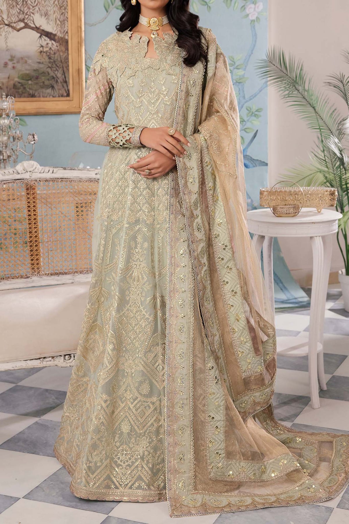 Chinon by Iznik Unstitched 3 Piece Luxury Chiffon Collection'2024-CC-33-Qiana