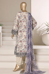 Signature By Sada Bahar Stitched 3 Piece Festive Emb Lawn Vol-02 Suit-CD-676-SKIN