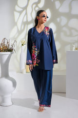 Dhaga Stitched 2 Piece Crepe Collection'2025-Aurora