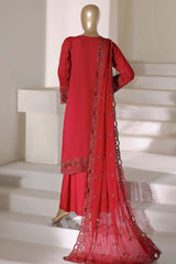 Afsany By Sada Bahar Stitched 3 Piece Luxury Chiffon Vol-01 Suit-CF-10-Maroon