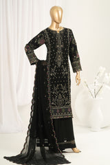 Afsany By Sada Bahar Stitched 3 Piece Luxury Chiffon Vol-03 Suit-CF-13-Black