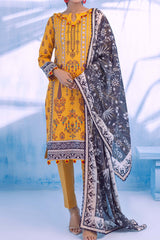 Colors by Al Zohaib Unstitched 3 Piece Digital Printed Lawn Vol-03 Collection'2024-CFD-10
