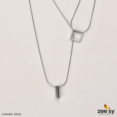 Chains-0043 Silver - Zeesy Jewellery