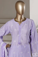 Sada Bahar Stitched 3 Piece Chikankari 3D Laser Work Lawn Vol-02 Suit-CK-04-LAILIC