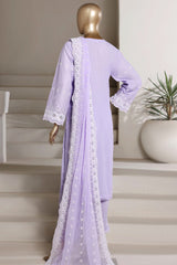 Sada Bahar Stitched 3 Piece Chikankari 3D Laser Work Lawn Vol-02 Suit-CK-04-LAILIC