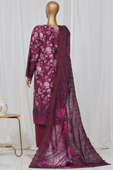 Sada Bahar Stitched 3 Piece Laser Cutwork Chikankari Vol-02 Collection'2024-CK-07-Purple