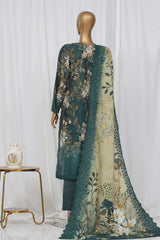 Sada Bahar Stitched 3 Piece Laser Cutwork Chikankari Vol-02 Collection'2024-CK-18-Green