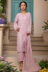 Sada Bahar Stitched 3 Piece Luxury Emb Chikankari Collection'2025-CK-LILAC