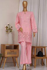 Estelle by Sada Bahar Stitched Co Ords Emb Jacquard Collection'2024-CK-Pink