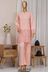 Estelle by Sada Bahar Stitched Co Ords Emb Jacquard Collection'2024-CK-Peach