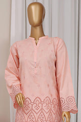 Estelle by Sada Bahar Stitched Co Ords Emb Jacquard Collection'2024-CK-Peach