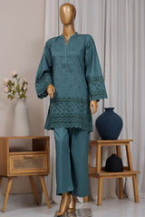 Estelle by Sada Bahar Stitched Co Ords Emb Jacquard Collection'2024-CK-Sea Green