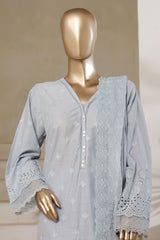 Sada Bahar Stitched 3 Piece Luxury Emb Chikankari Collection'2025-CK-SKY