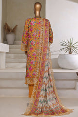 Amyrah By Sada Bahar Stitched 3 Piece Emb Festive Vol-03 Collection'2025-CKD-1058-Golden