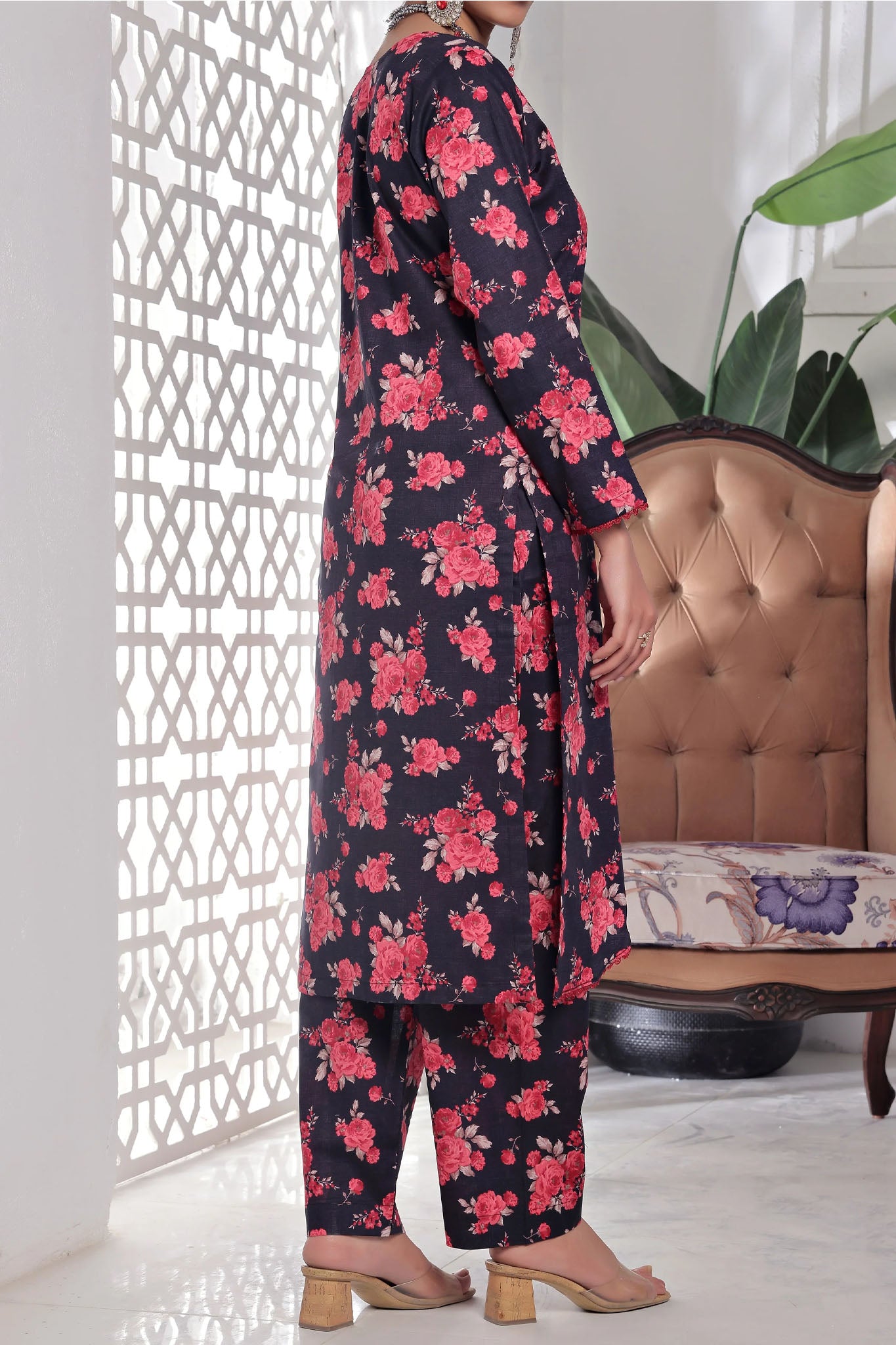 Florence By Pak Fabrics Stitched 2 Piece Digital Printed Lawn Collection'2025-CL-533