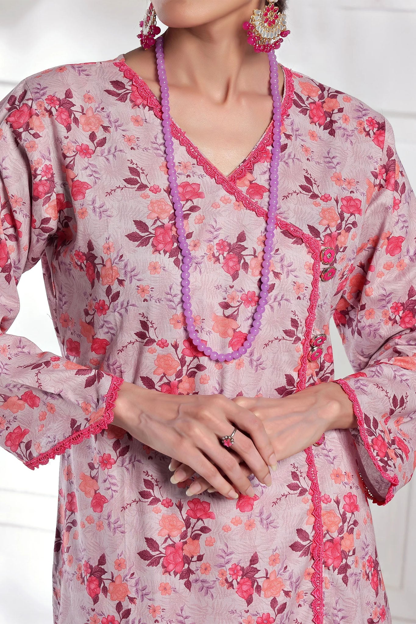 Florence By Pak Fabrics Stitched 2 Piece Digital Printed Lawn Collection'2025-CL-536