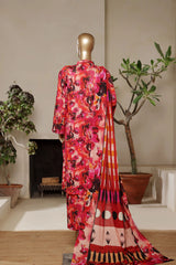 Irsa By Pak Fabrics Stitched 3 Piece Co Ords Digital Slub Lawn Collection'2025-CL-585