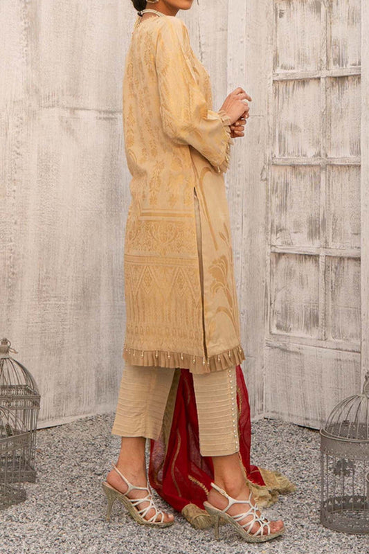 Charizma Unstitched 3 Piece Emb Jacquard Lawn Collection'2023-CLJ-04-Royal Glory