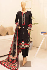 HZ Unstitched 3 Piece Chunri Printed Lawn Collection'2024-CPC-104-B