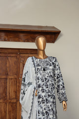 Sumi Stitched 3 Piece Embroidered & Printed Suit-CPE-03-Grey