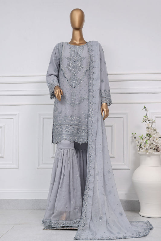 Afsany by Sada Bahar Stitched 3 Piece Luxury Chiffon Vol-12 Collection'2025-CR-26-Sky