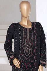 Afsany by Sada Bahar Stitched 3 Piece Luxury Chiffon Vol-14 Collection'2025-CR-31-Black