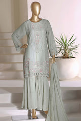 Afsany By Sada Bahar Stitched 3 Piece Luxury Chiffon Vol-01 Suit-CR-32-Mint