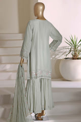 Afsany By Sada Bahar Stitched 3 Piece Luxury Chiffon Vol-01 Suit-CR-32-Mint