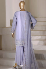 Afsany By Sada Bahar Stitched 3 Piece Luxury Chiffon Vol-01 Suit-CR-32-Grey