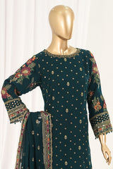 Afsany By Sada Bahar Stitched 3 Piece Luxury Chiffon Vol-03 Suit-CR-34-Teal