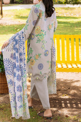 Range By Charizma Unstitched 3 Piece Emb Lawn Vol-01 Collection'2024-CRN4-03