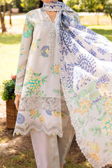 Range By Charizma Unstitched 3 Piece Emb Lawn Vol-01 Collection'2024-CRN4-03