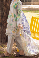 Range By Charizma Unstitched 3 Piece Emb Lawn Vol-01 Collection'2024-CRN4-03