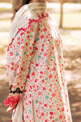 Range By Charizma Unstitched 3 Piece Emb Lawn Vol-01 Collection'2024-CRN4-04