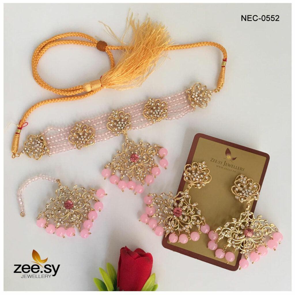 CRYSTAL NECKLACE-0552 - Zeesy Jewellery