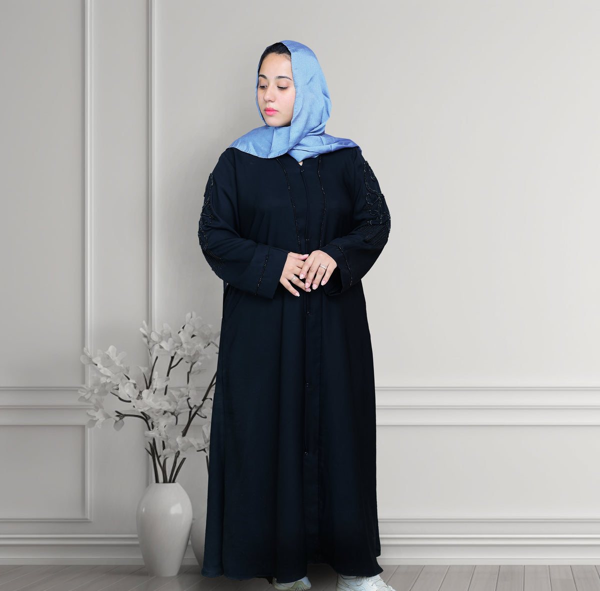 Bustangi Black Pearl Abaya