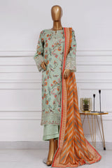 Raya By Sada Bahar Stitched 3 Piece Festive Emb Lawn Vol-02 Collection'2025-CW-4013-Pista
