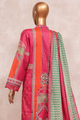 Sada Bahar Stitched 3 Piece Cutwork Emb Lawn Collection'2023-CW-4199-Pink