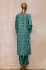 Sada Bahar 2 Piece Stitched Cut Work Co Ords Collection'2023-CW-7532-C.Green