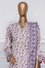 Raya By Sada Bahar Stitched 3 Piece Festive Emb Lawn Collection-CW-D-4011-Purple