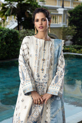 Seraph Hemline By Mushq Unstitched 3 Piece Jacquard Lawn Collection-HML-06-Calafia