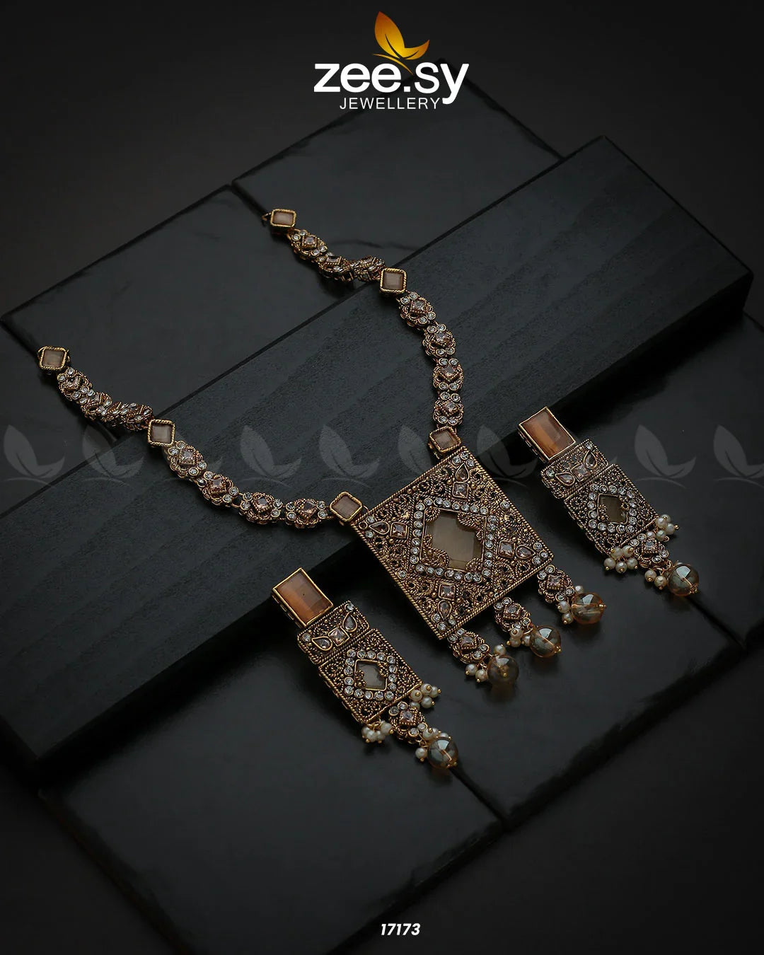Captivating Crystals Necklace - Zeesy Jewellery