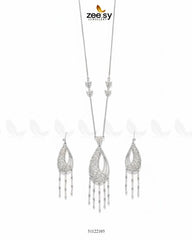 Cascade Dangle Necklace Set - Zeesy Jewellery