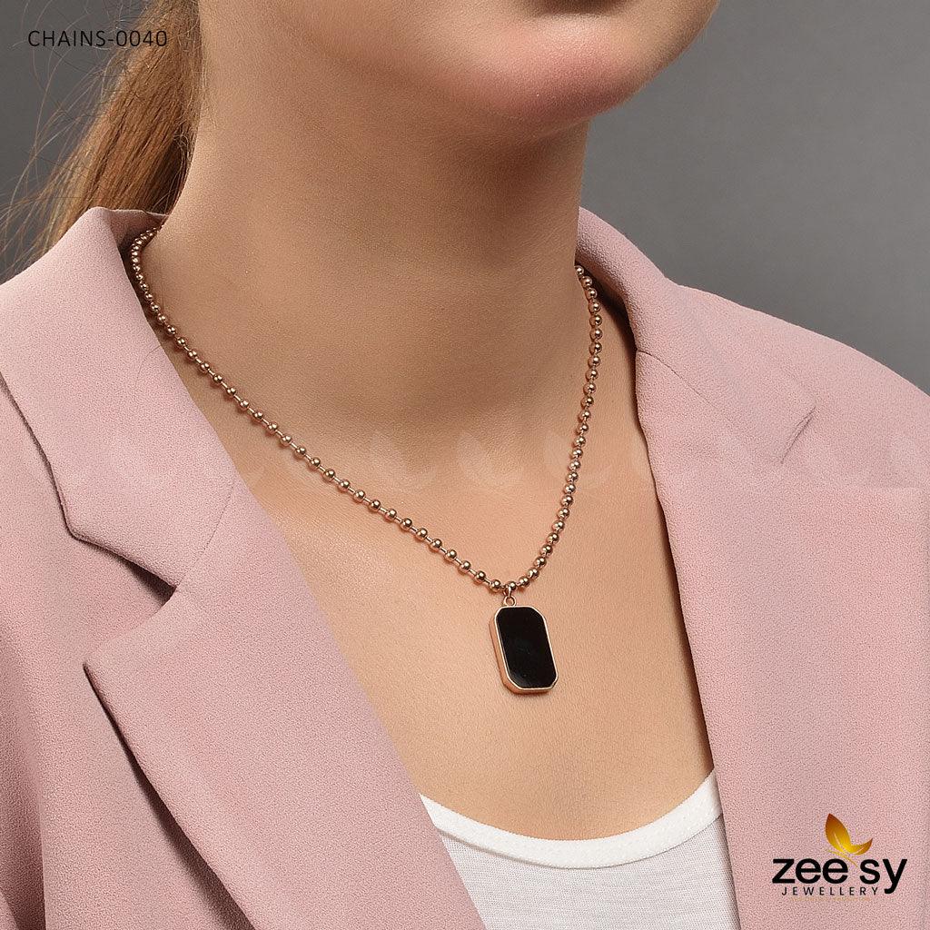 Chains-0040 Golden Black - Zeesy Jewellery